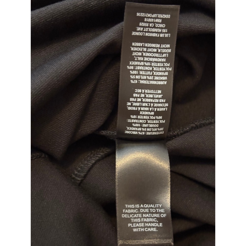 Lulus Sensational Soiree Black Mesh Long Sleeve Bodycon Midi Dress Small 2691 - Picture 10 of 10